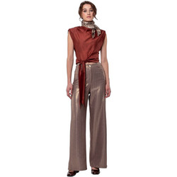 Helmi Γυναικείο Καλοκαιρινό Crop Top Rusted 54-03-044Α