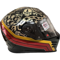 Simpson Venom Tattoo Multicolor Κράνος Μηχανής Full Face 1250gr