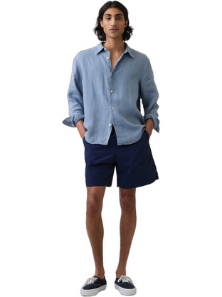 Gap Hybrid 7.5'' Ανδρική Βερμούδα Υφασμάτινη Navy Μπλε 889850003
