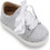 Gorgino Βαπτιστικά Sneakers για Κορίτσι Υφασμάτινα Ανατομικά Ασημί 2386