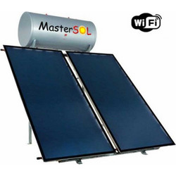Mastersol MSPL300-5 Ηλιακός Θερμοσίφωνας 300lt 5m² Glass Διπλής Ενέργειας