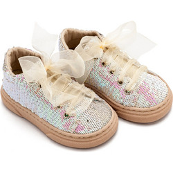 Babywalker Βαπτιστικά Sneakers για Κορίτσι Υφασμάτινα Ανατομικά Nude EXC5882