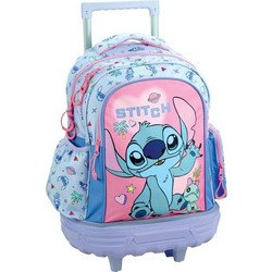 Gim Stitch Scrapbook Σχολική Τσάντα Τρόλεϊ Δημοτικού Πολύχρωμη 342-04079