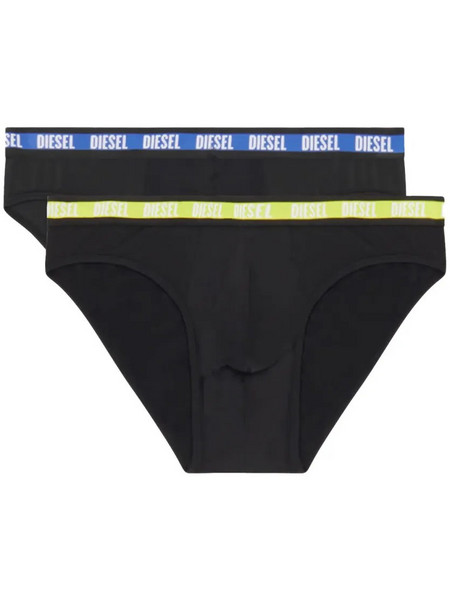Diesel Ανδρικά Σλιπ Βαμβακερά Μαύρα 2Pack A039160EFAZ-E6209