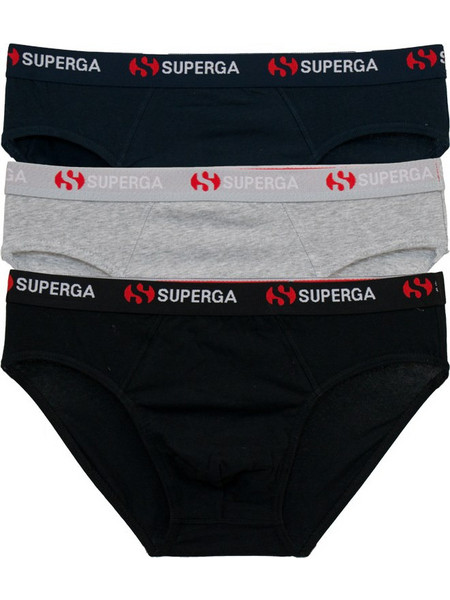 Superga Ανδρικά Σλιπ Βαμβακερά 3Pack 5213