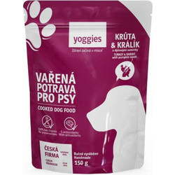 Yoggies Adult with Turkey, Rabbit & Pumpkin 150gr