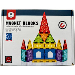 Blue Toys Magnet Blocks Κατασκευές 18τμχ