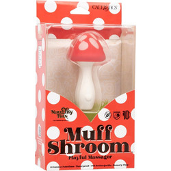 CalExotics Muff Shroom Δονητής Μασάζ 9.5cm Κόκκινο Άσπρο