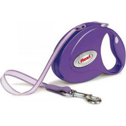 Flexi Elegance Πτυσσόμενο Λουρί Σκύλου έως 25kg 5m Μωβ