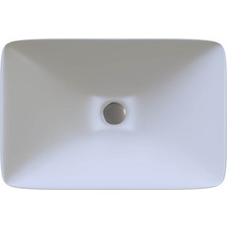 Sanitec Aktis 283 Επικαθήμενος Νιπτήρας Μπάνιου 60.5x38.5x9cm Λευκός 152-283WHITE