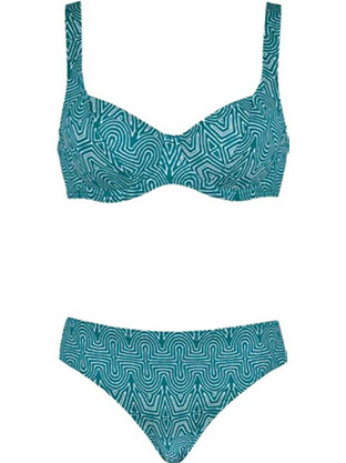 Naturana Bikini Set Πετρόλ C77142-C78149