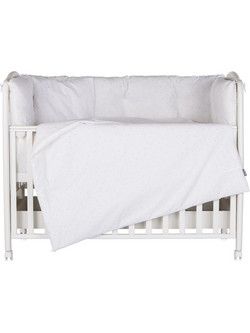 Chipolino Stars Σετ Κούνιας White/Mint Green 9τμχ