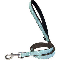Gloria Pets Dots Λουρί Σκύλου 1.2m x 15mm Πράσινο Mint