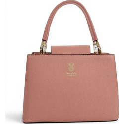 Passaggio Leather Γυναικεία Τσάντα Χειρός Δερμάτινη Σομόν 5421-KR-08