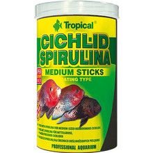 Tropical Cichlid Spirulina Medium Sticks 1000ml