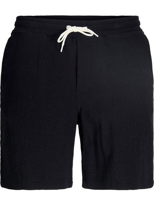 Jack & Jones Ανδρική Βερμούδα Υφασμάτινη Μαύρη 12274413