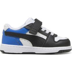 Puma Rebound Slam Παιδικά Sneakers Μαύρα Royal Blue 408295-08