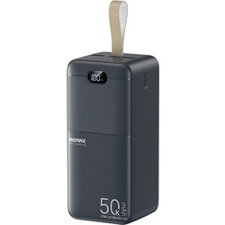 Remax Piloteer Series RPP-117 Power Bank 50000mAh 27W με 2 Θύρες USB-A Power Delivery