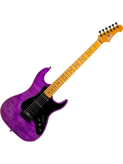 Jet Guitars JS-600 Ηλεκτρική Κιθάρα ST Style με Μαγνήτες HSS & Ταστιέρα Maple Transparent Purple