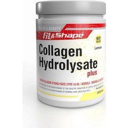 Fit & Shape Collagen Hydrolysate Plus Lemon με Βιταμίνη C 360gr
