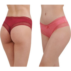 Apple Boxer Γυναικεία Brazil με Δαντέλα 2Pack 0222304-3540