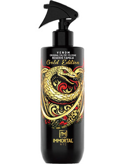 Immortal Venom Gold After Shave Cologne 500ml