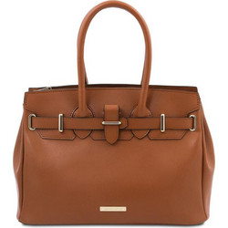 Tuscany Leather Γυναικεία Τσάντα Χειρός Δερμάτινη Ταμπά TL142174