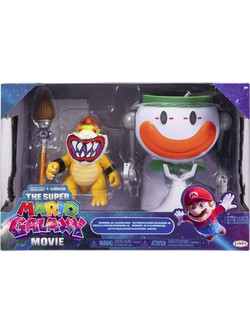 Jakks Pacific The Super Mario Galaxy Movie Bowser Jr. with Clown Car