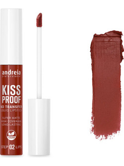 Andreia Kiss Proof 25 Red Rose Long Lasting Matte Κραγιόν Liquid