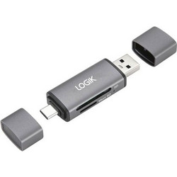 Logik 331988 Card Reader OTG USB-C & USB-A 3.2 Gen 1 για SD / microSD
