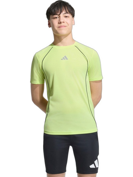Adidas Tech Apparel Παιδικό T-Shirt Κοντομάνικο Lime KR8995