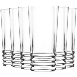 LAV Σετ Σφηνοπότηρα Γυάλινα Elegan 80ml 6τμχ
