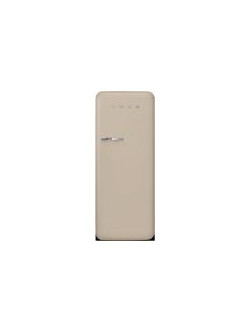 Smeg FAB28RMLM6 Retro Μονόπορτο Ψυγείο 270lt Υ153xΠ60.1xΒ72.8cm Μπεζ