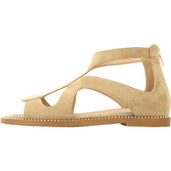 Gianna Kazakou Naca Γυναικεία Σανδάλια Suede Μπεζ AM7961.D1822T888.KS