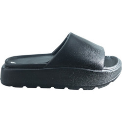 Mitsuko Γυναικείες Παντόφλες Καλοκαιρινές Flatforms Μαύρες SA66770W
