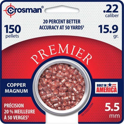 Crosman Copper Magnum Domed Βολίδες Pellets Αεροβόλου 5.5mm Μολυβένιες 15.9gr 150τμχ 1000522