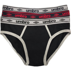Umbro Ανδρικά Σλιπ Βαμβακερά Μαύρα 2Pack UIB05186G3