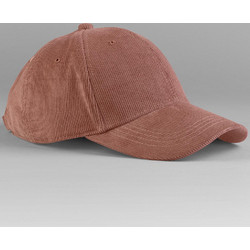 Beechfield Γυναικείο Καπέλο Jockey Κοτλέ Ροζ B680
