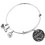 Alex and Ani Γυναικείο Βραχιόλι Βέργα Μαμά Ασημί A14EB22RS