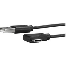 StarTech USB2AC1MR Angle 90° USB-A to USB-C 1m Black