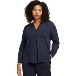Tom Tailor Γυναικείο Καλοκαιρινό Top Βαμβακερό Navy Μπλε 1026841-10668