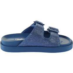 Buffalo Γυναικείες Παντόφλες Καλοκαιρινές Flatforms Μπλε 16022421