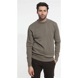 Double Ανδρική Πλεκτή Μπλούζα Μπεζ KNIT-76A