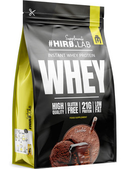Hiro.Lab Instant Whey Bag Chocolate Πρωτεΐνη Ορού Γάλακτος Χωρίς Γλουτένη 2kg