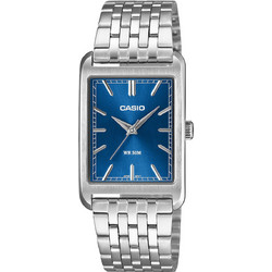 Casio Γυναικείο Ρολόι με Ασημί Μεταλλικό Μπρασελέ MTP-B215D-2AV