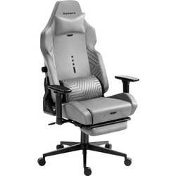 Huzaro Force 8.1 Καρέκλα Gaming Δερματίνης με Υποπόδιο Γκρι