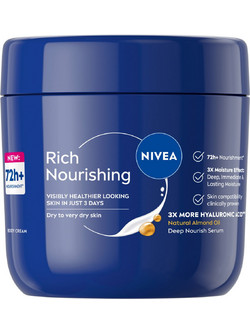 Nivea Rich Nourishing Ενυδατική Κρέμα Σώματος 400ml