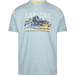 Trespass Thelon Ανδρικό Αθλητικό T-Shirt Γαλάζιο MATOTSTR0117-SFM