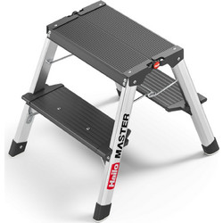 Hailo Master D70 Μαύρο Σκαλοσκαμπό Με 2x2 Σκαλοπάτια