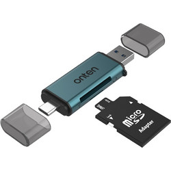 Onten CR532 Card Reader OTG USB-C & USB-A 3.2 Gen 1 για SD / microSD